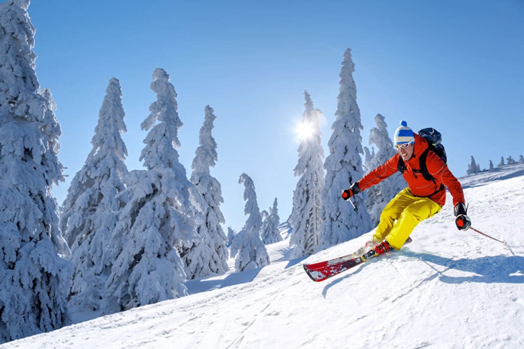 Wintersport hält fit und ist gut für die Atemwege.